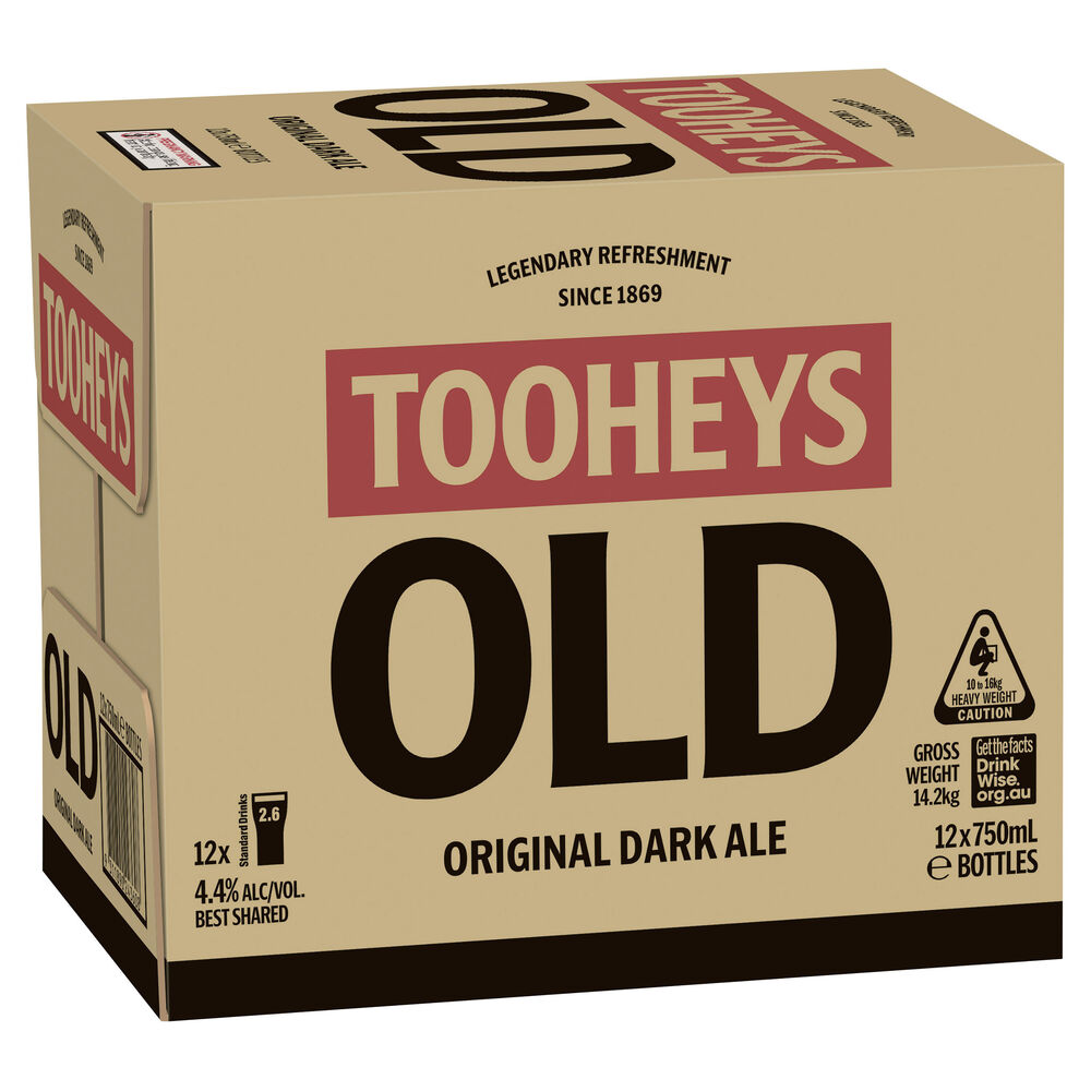 Buy Tooheys Old Dark Ale Bottle 750mL Online