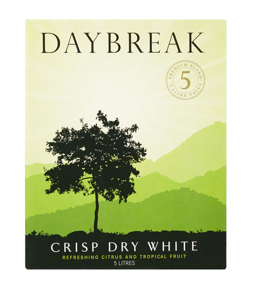Daybreak Crisp Dry White 5L Liquorland