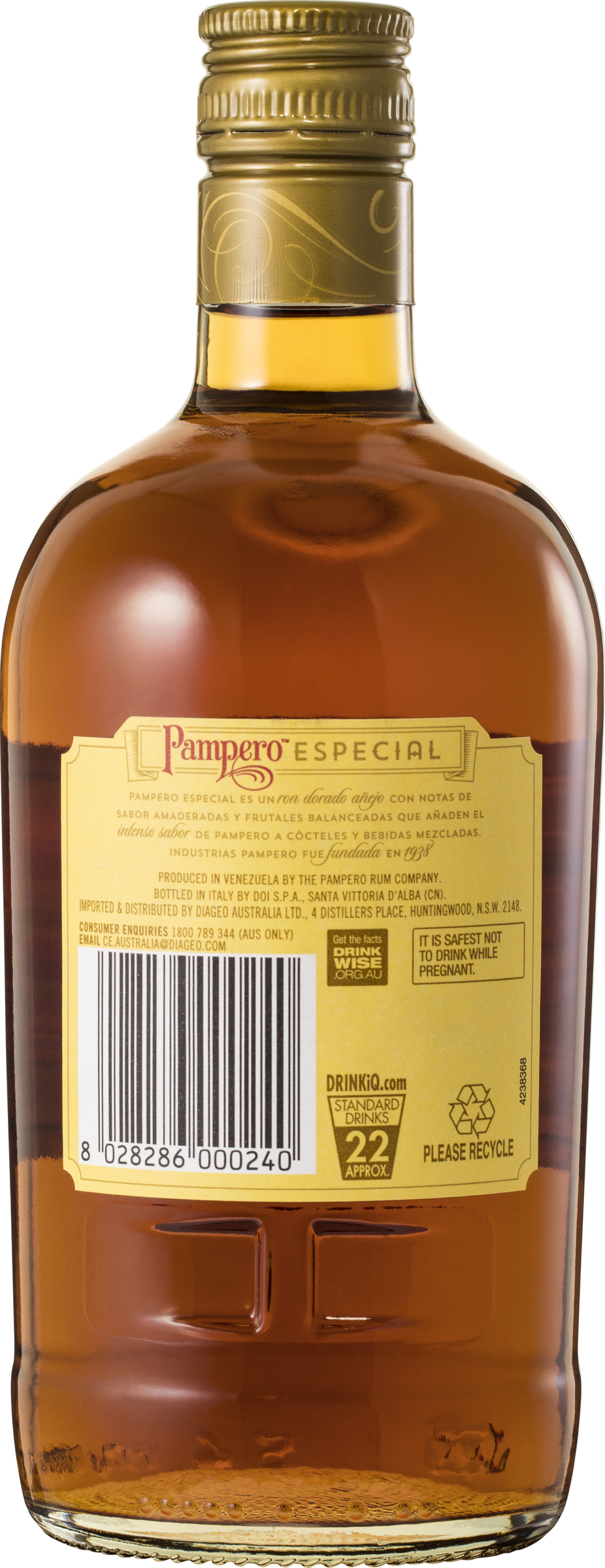 Pampero Especial Rum 700mL First Choice Liquor