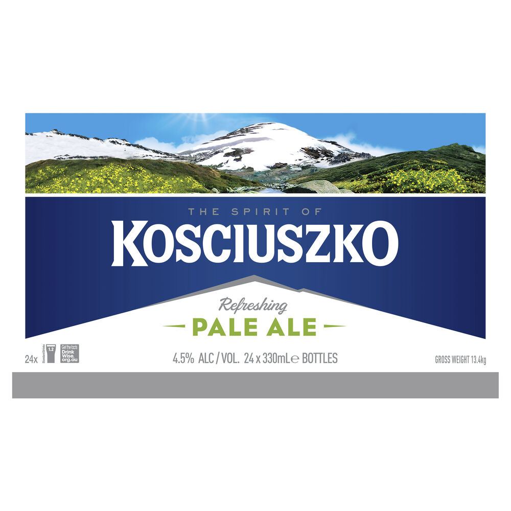 Kosciuszko Pale Ale Bottle 330mL Liquorland