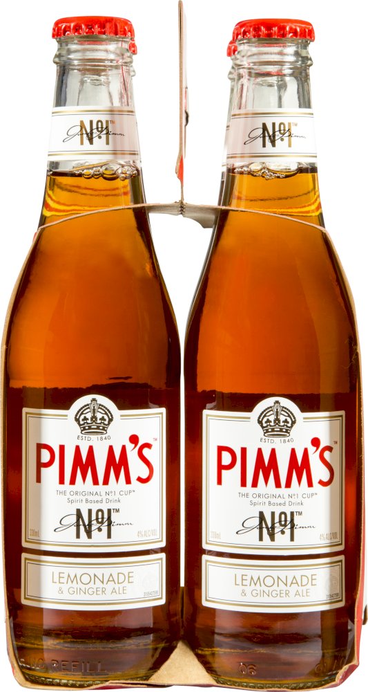 Pimms Lemonade and Ginger Ale 330mL Liquorland