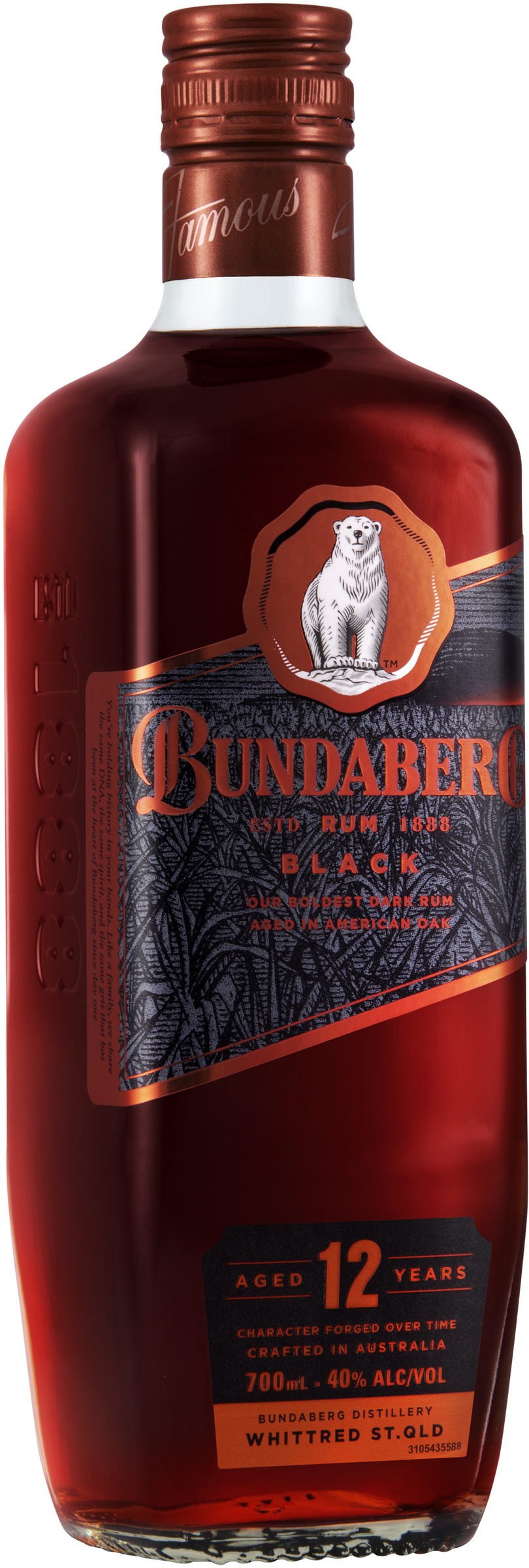 Bundaberg 12YO Black Rum 700mL First Choice Liquor Market