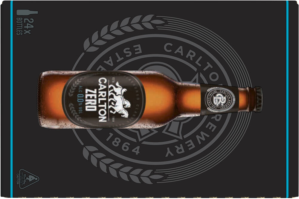 Buy Carlton Zero Bottle 330mL Online