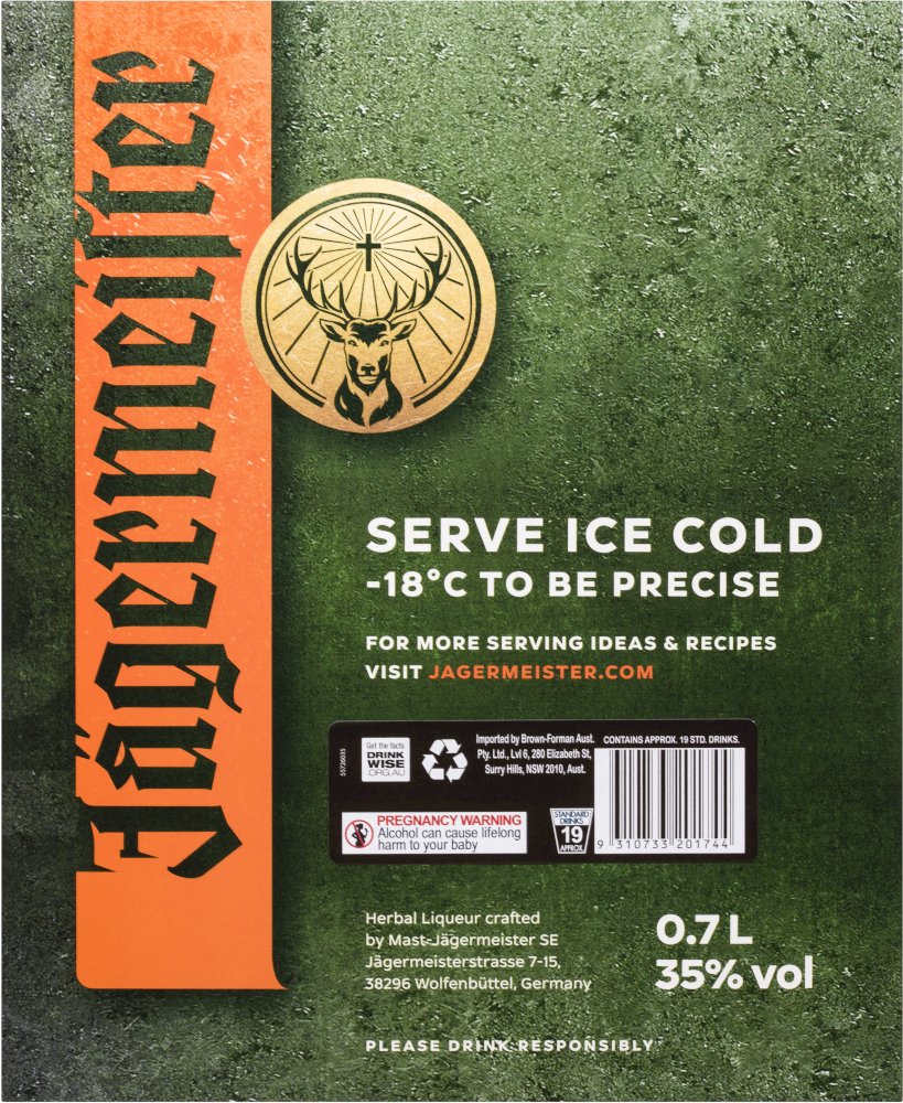 Jagermeister 700mL & Retro Hip Flask Gift Pack Liquorland