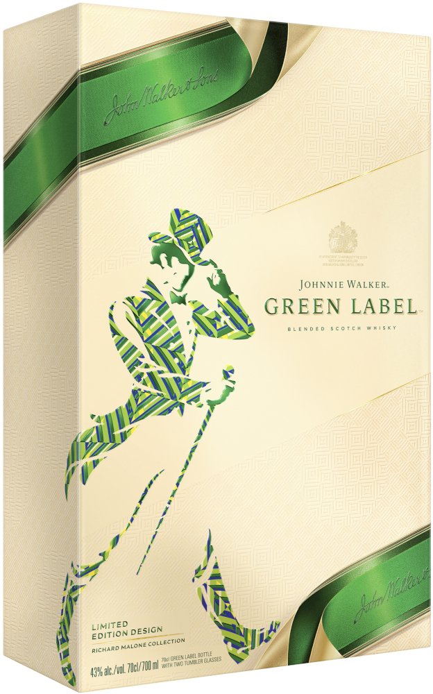 Johnnie Walker Green Label Gift Pack 700mL Liquorland