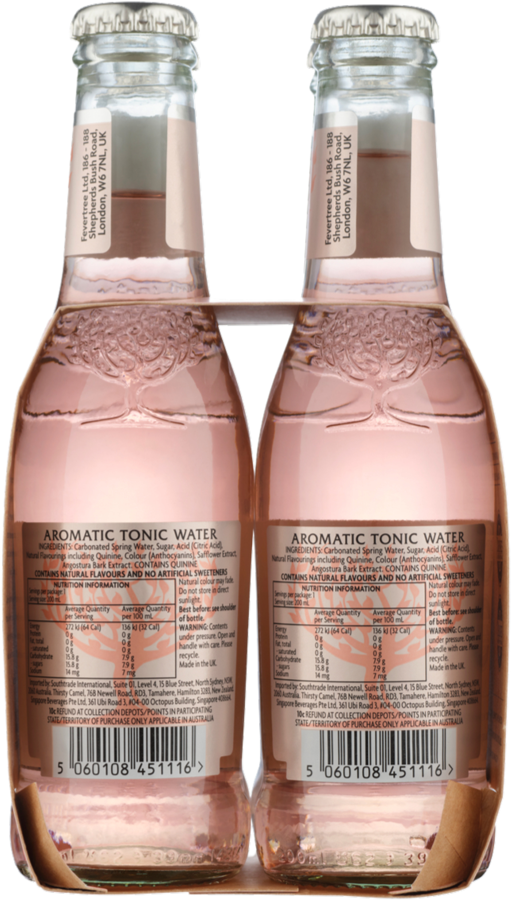 Fever Tree Aromatic Tonic Water Bottle 200mL Liquorland