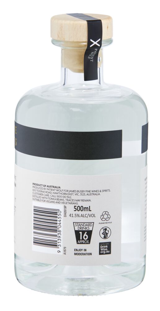 Buy Native Spirits Melbourne Classic Gin by Patient Wolf 500mL Online