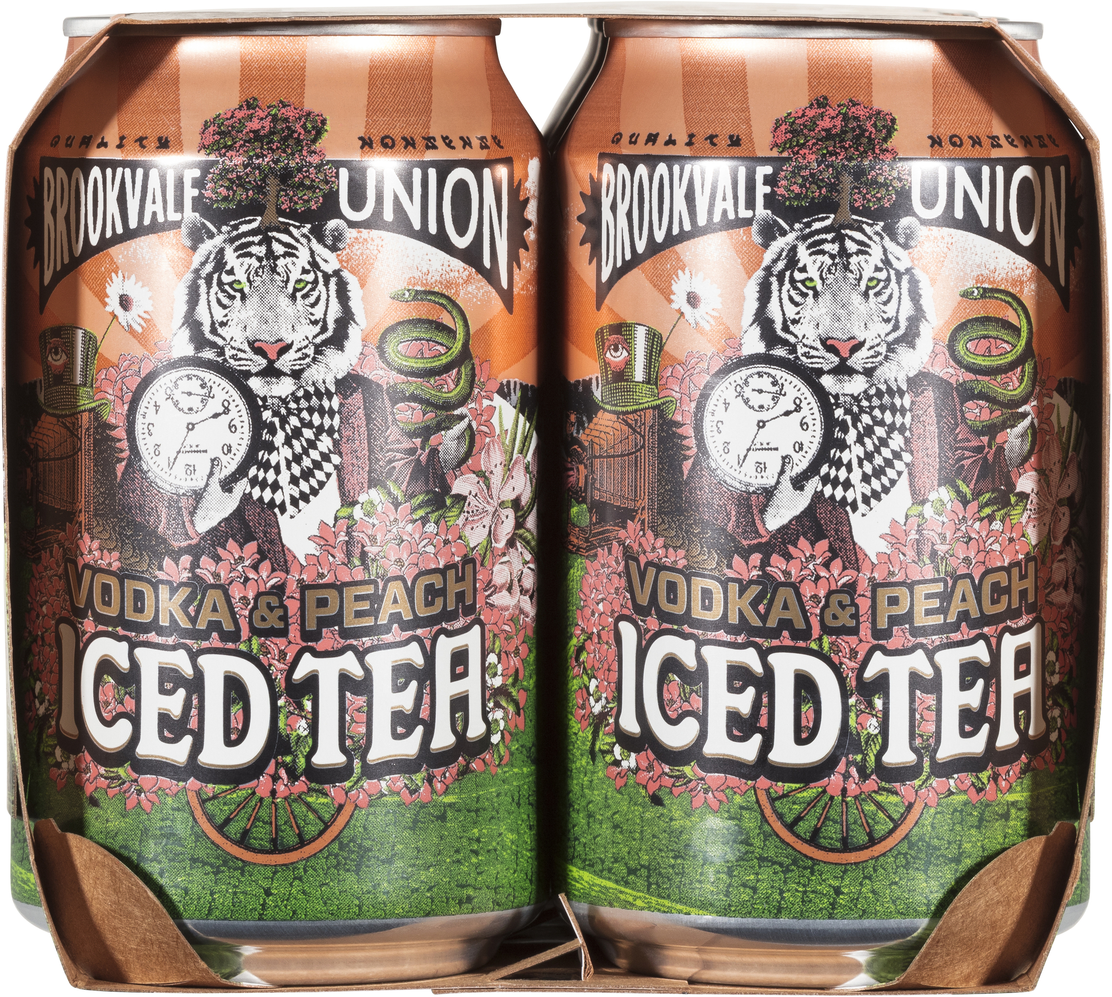 Brookvale Union Vodka Peach Iced Tea Can 330mL First Choice Liquor Market