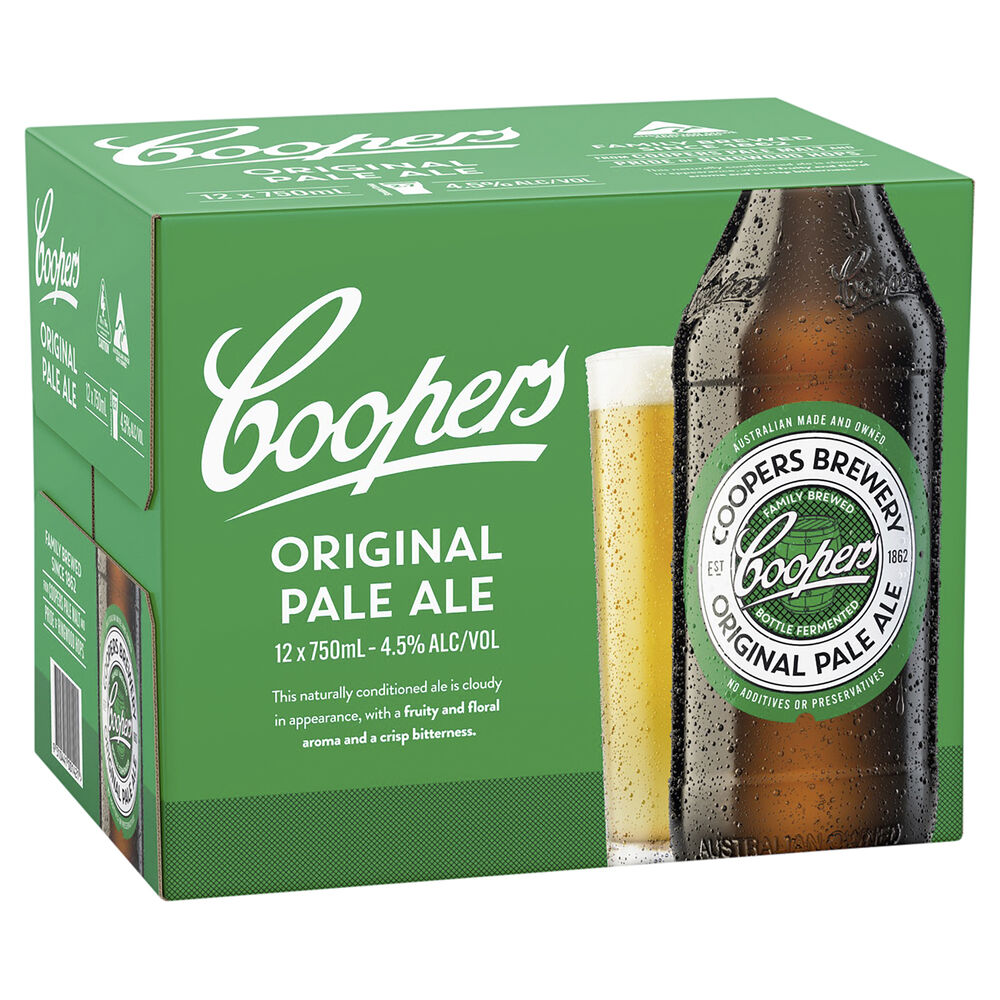 Buy Coopers Original Pale Ale Bottle 750mL Online
