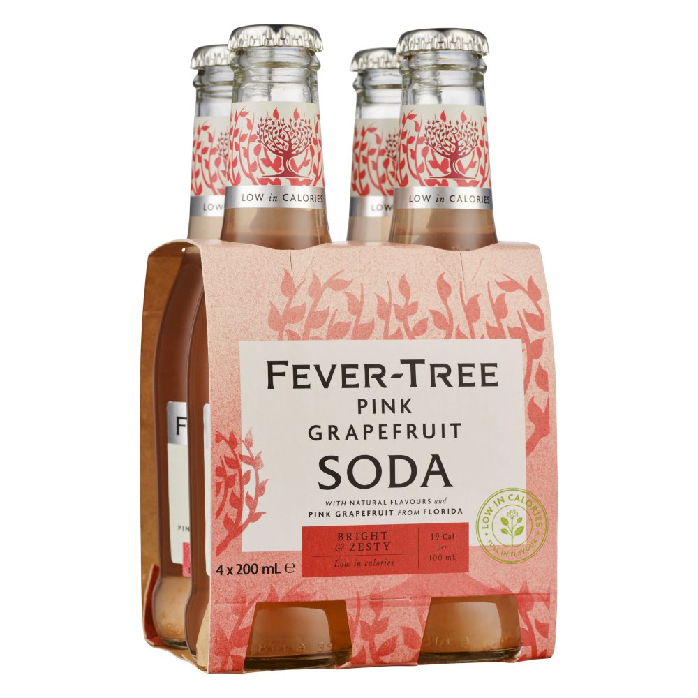 Fever Tree Pink Grapefruit Soda 200mL Liquorland