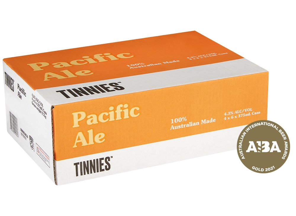 Tinnies Pacific Ale Can 375mL First Choice Liquor Market