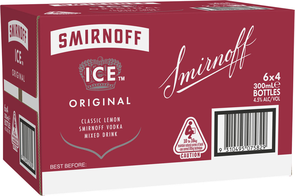 Buy Smirnoff Ice Red Bottles Online Liquorland