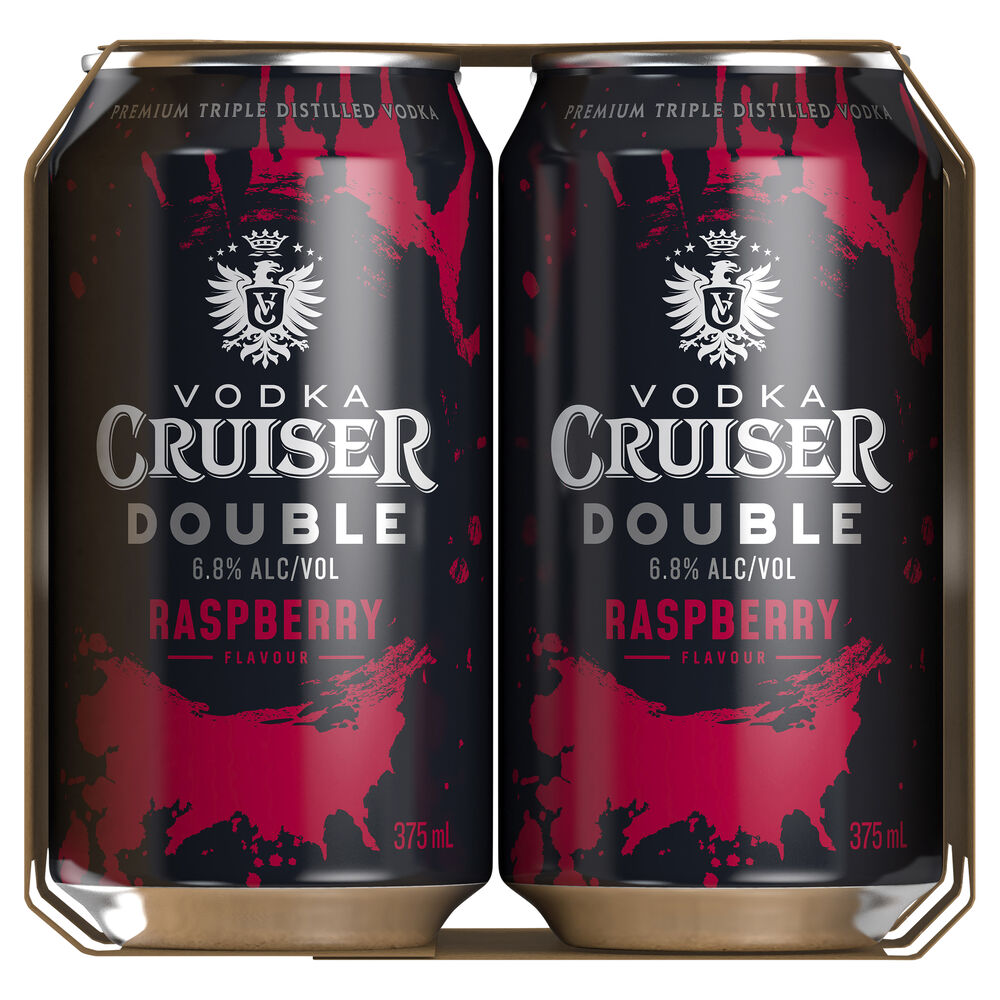 Vodka Cruiser Double Raspberry Can 375mL | Liquorland