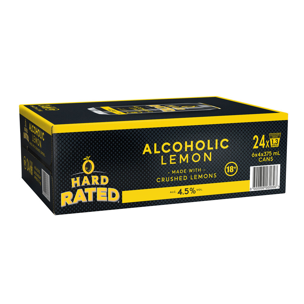 Hard Rated Can 375mL Liquorland