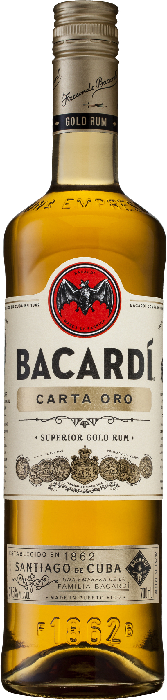 Bacardi Gold Rum 700mL Liquorland