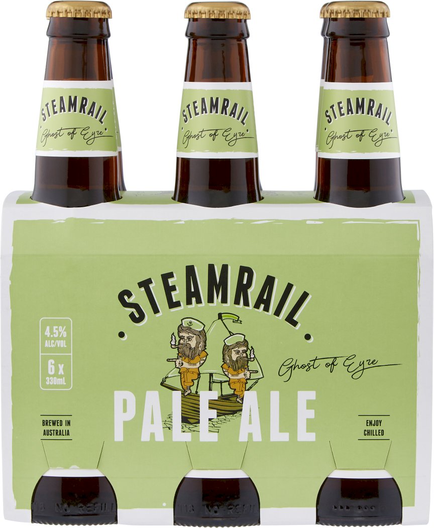 Steamrail Pale Ale Bottle 330mL Liquorland
