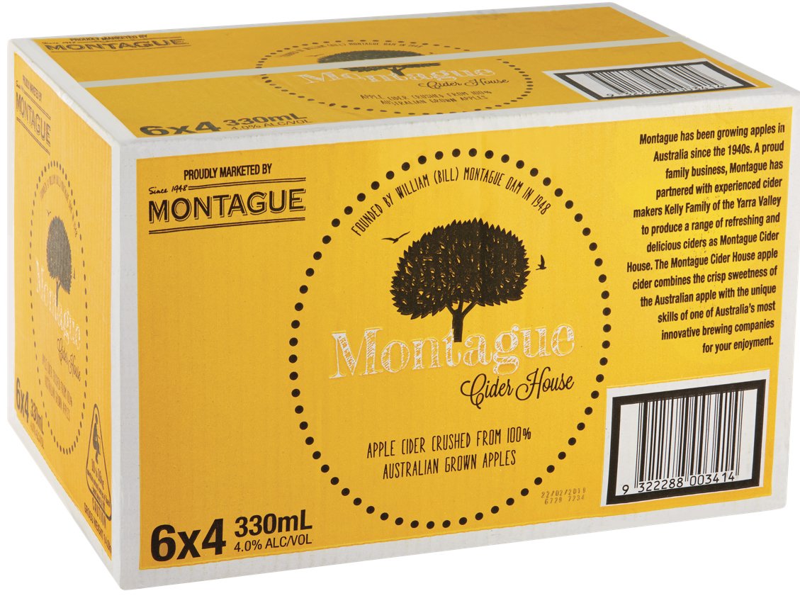 Montague Cider House Cider 330mL Liquorland