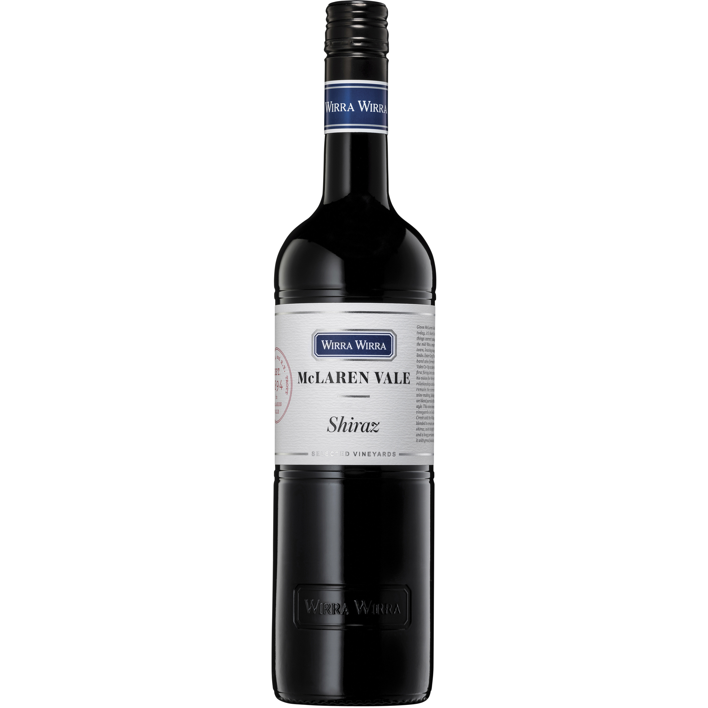 Wirra Wirra McLaren Vale Vineyards Shiraz 750mL First Choice Liquor Market