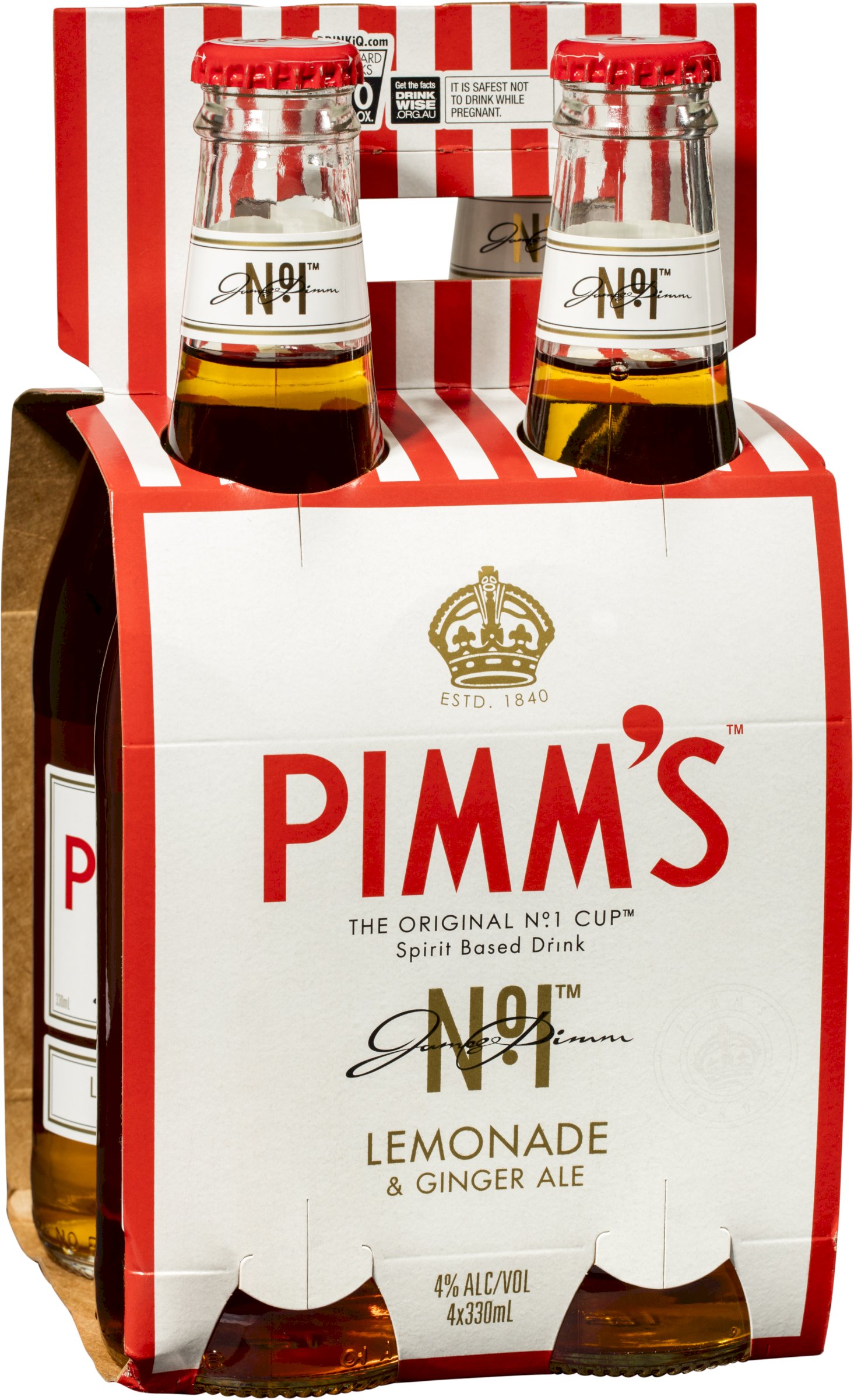 Pimms Lemonade and Ginger Ale 330mL Liquorland