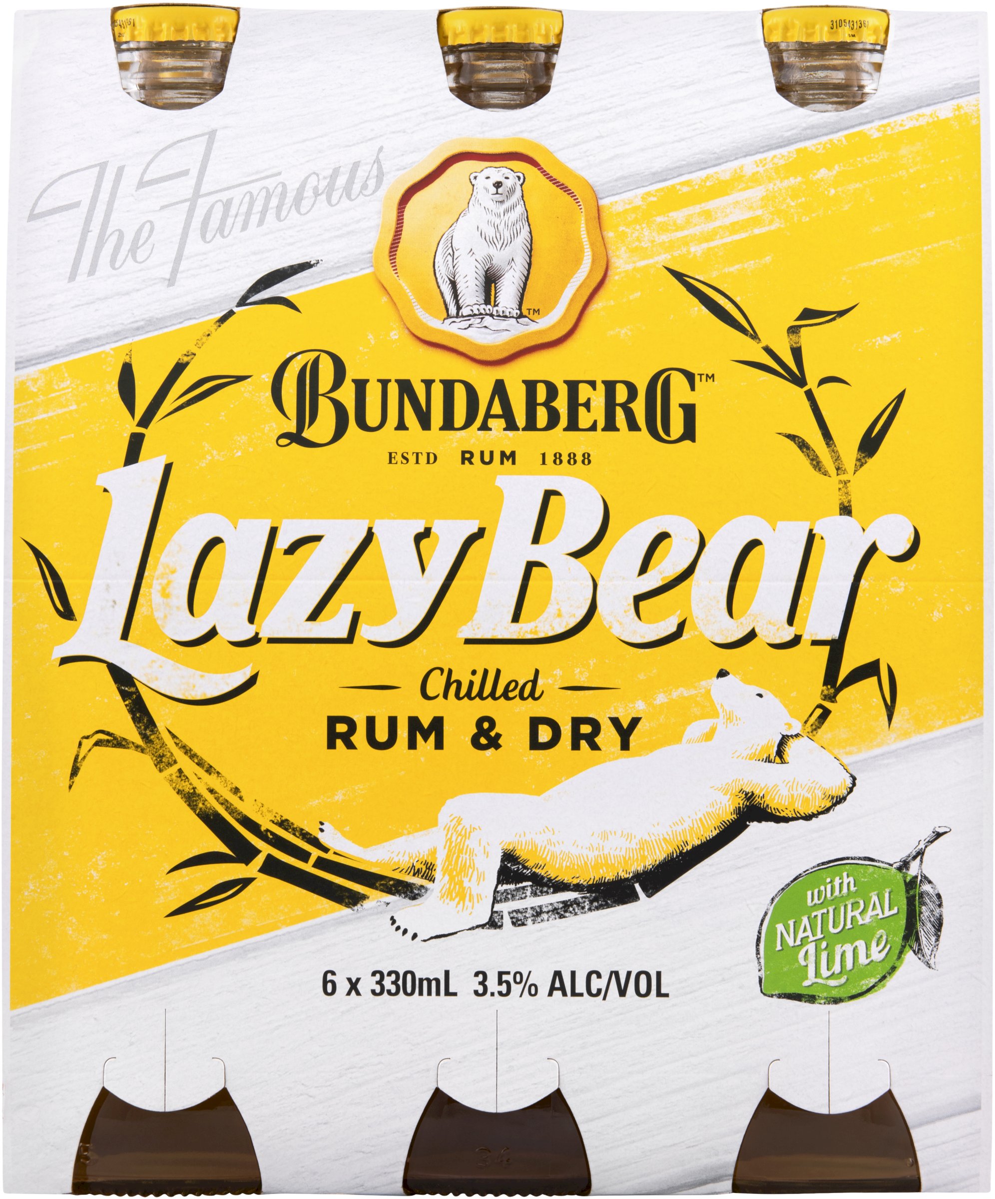 Bundaberg Lazy Bear (6 pack) Dry