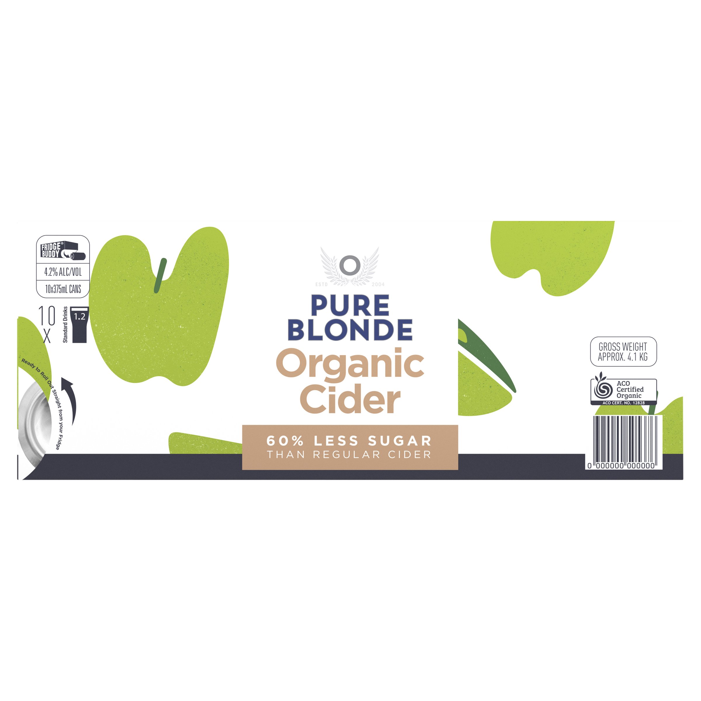 Buy Pure Blonde Cider Can 375mL (10 Pack) Online