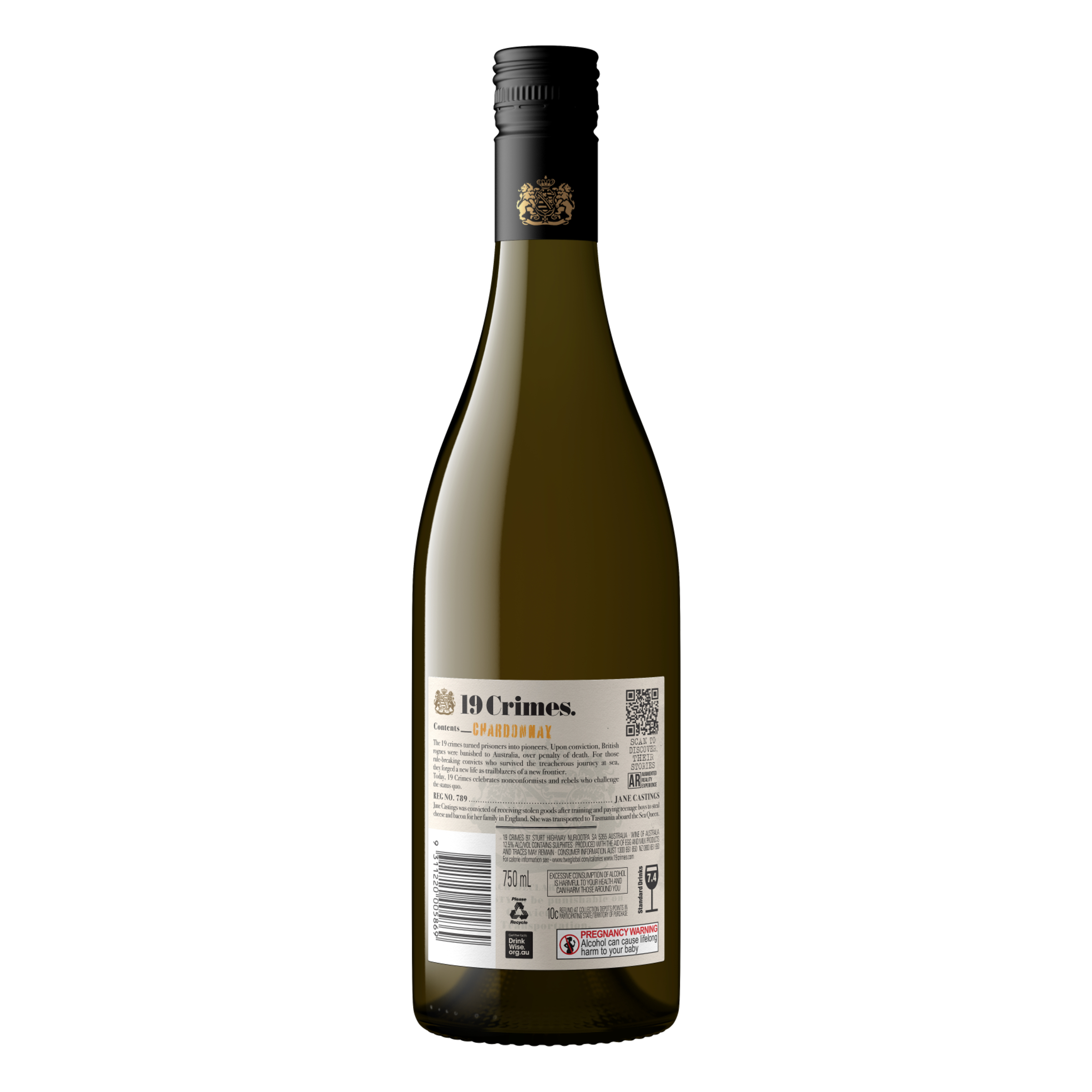 Buy 19 Crimes Hard Chard 750mL Online