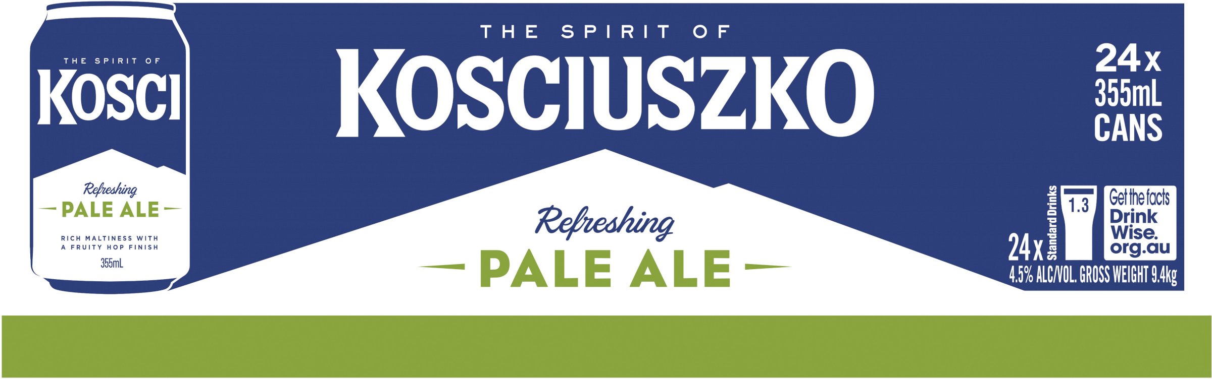 Kosciuszko Pale Ale Can 355mL Vintage Cellars
