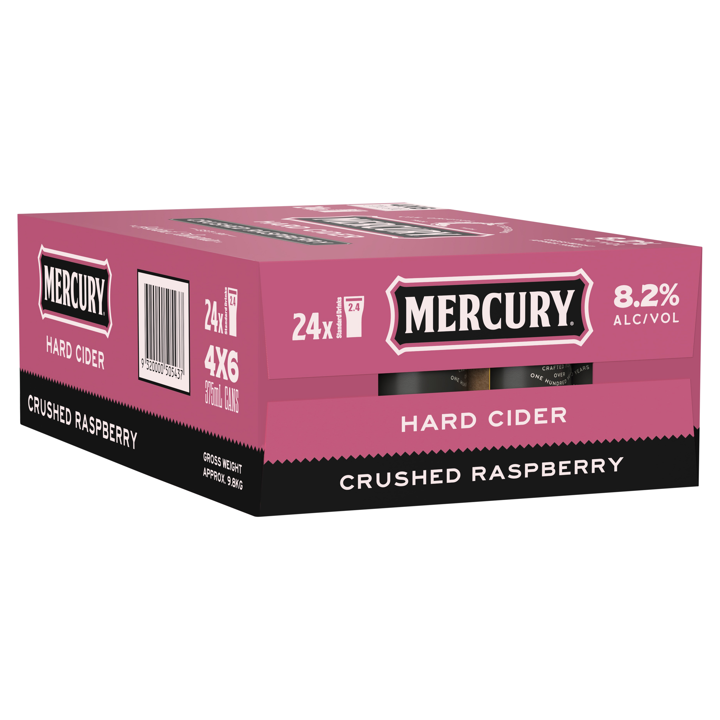Buy Mercury Hard Cider Crushed Raspberry Can 375mL Online