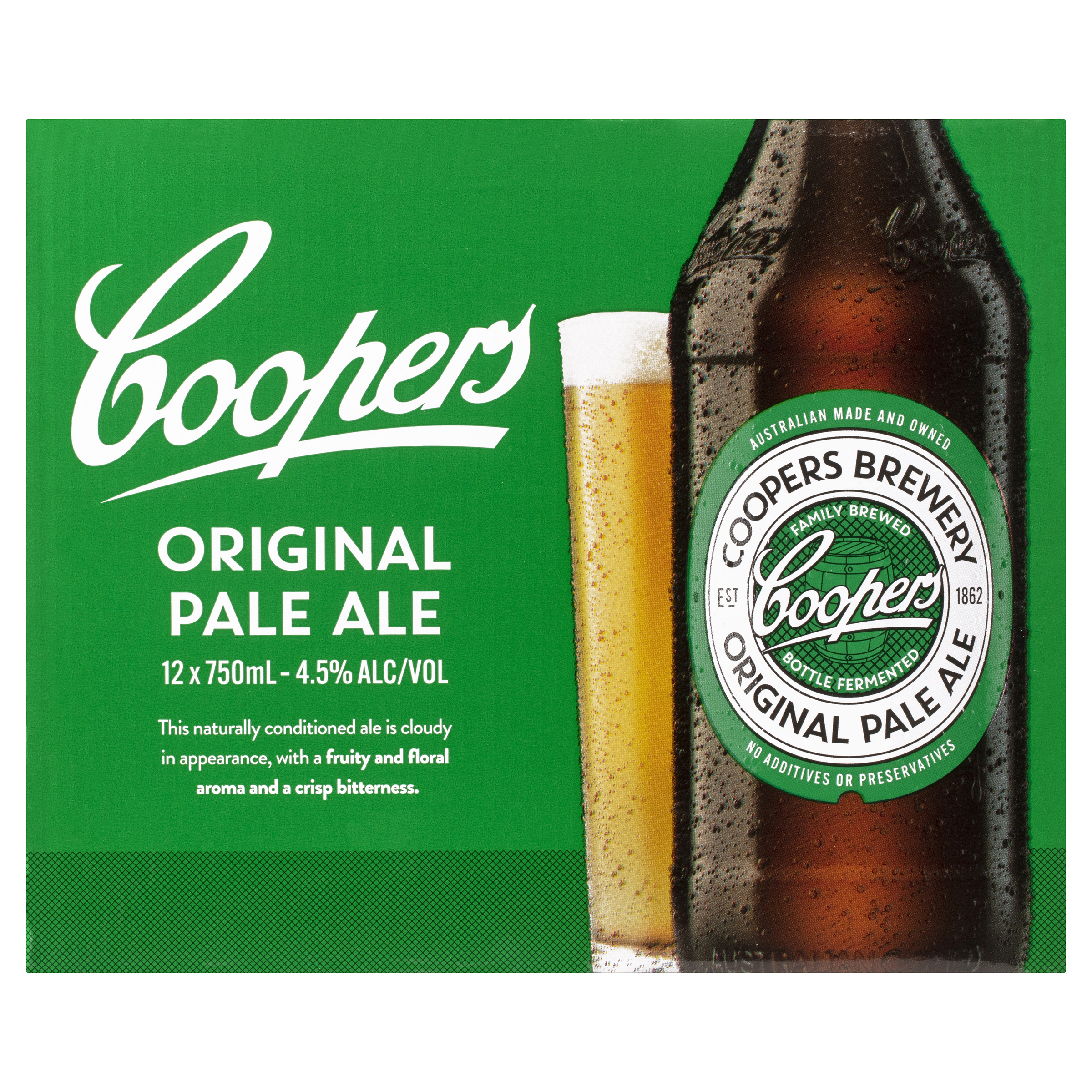Buy Coopers Original Pale Ale Bottle 750mL Online