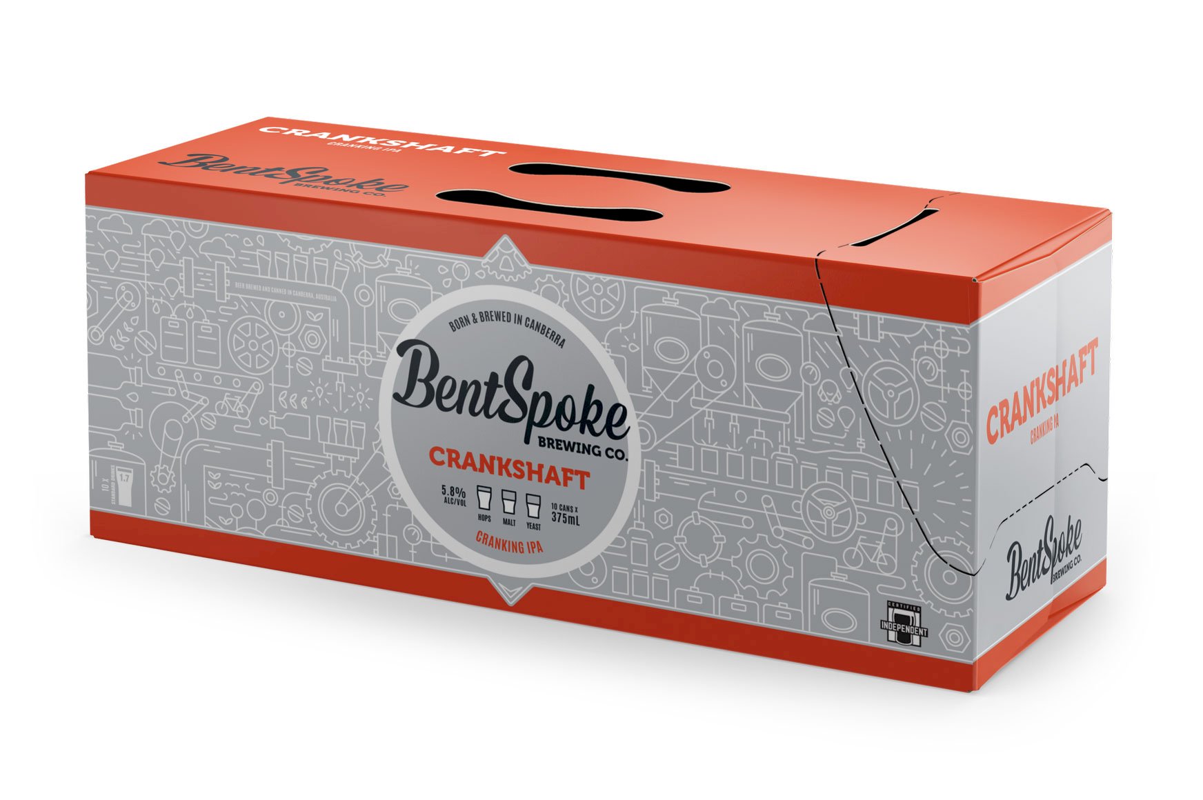 Bentspoke Crankshaft IPA Can 375mL 10PK First Choice Liquor Market