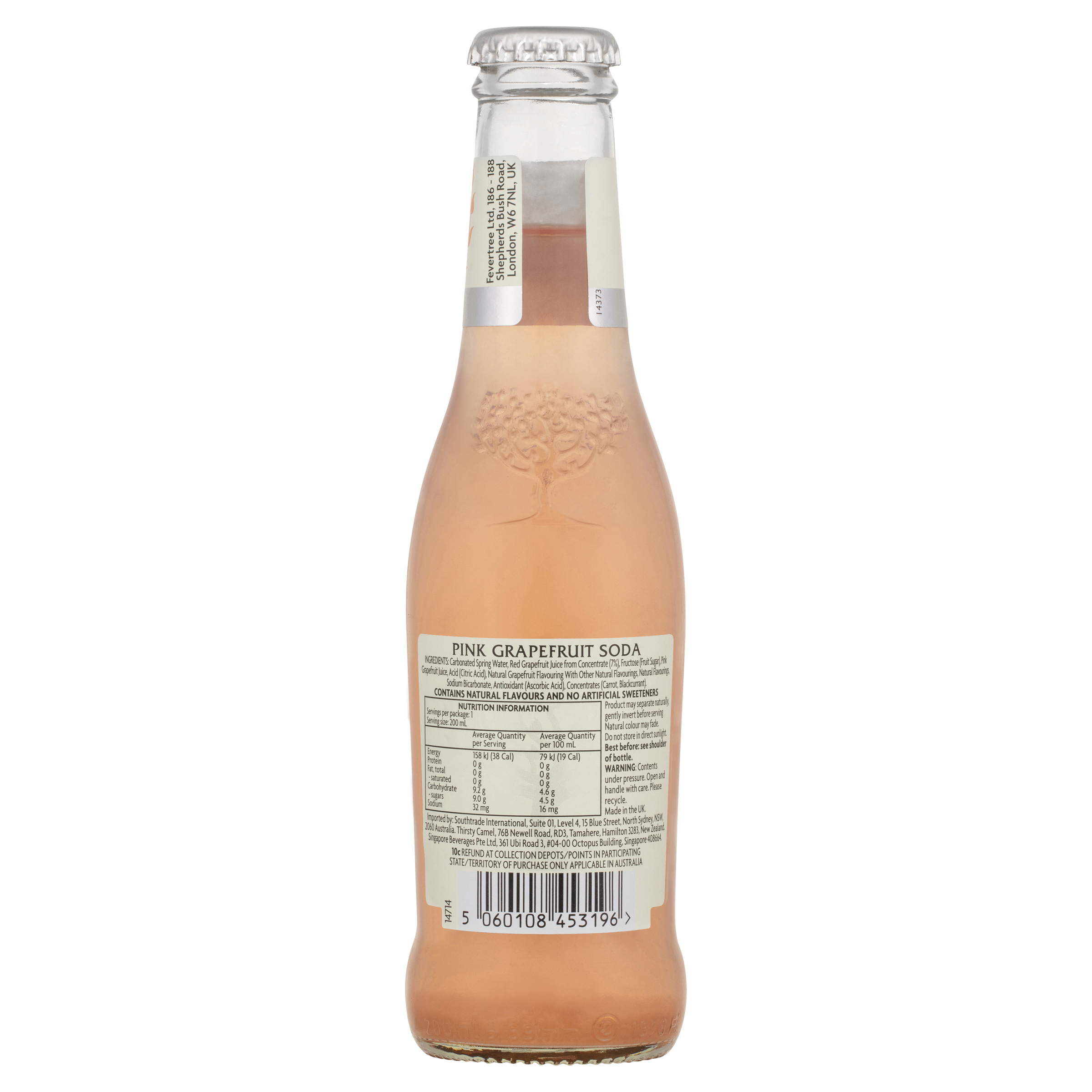 Fever Tree Pink Grapefruit Soda 200mL First Choice Liquor Market