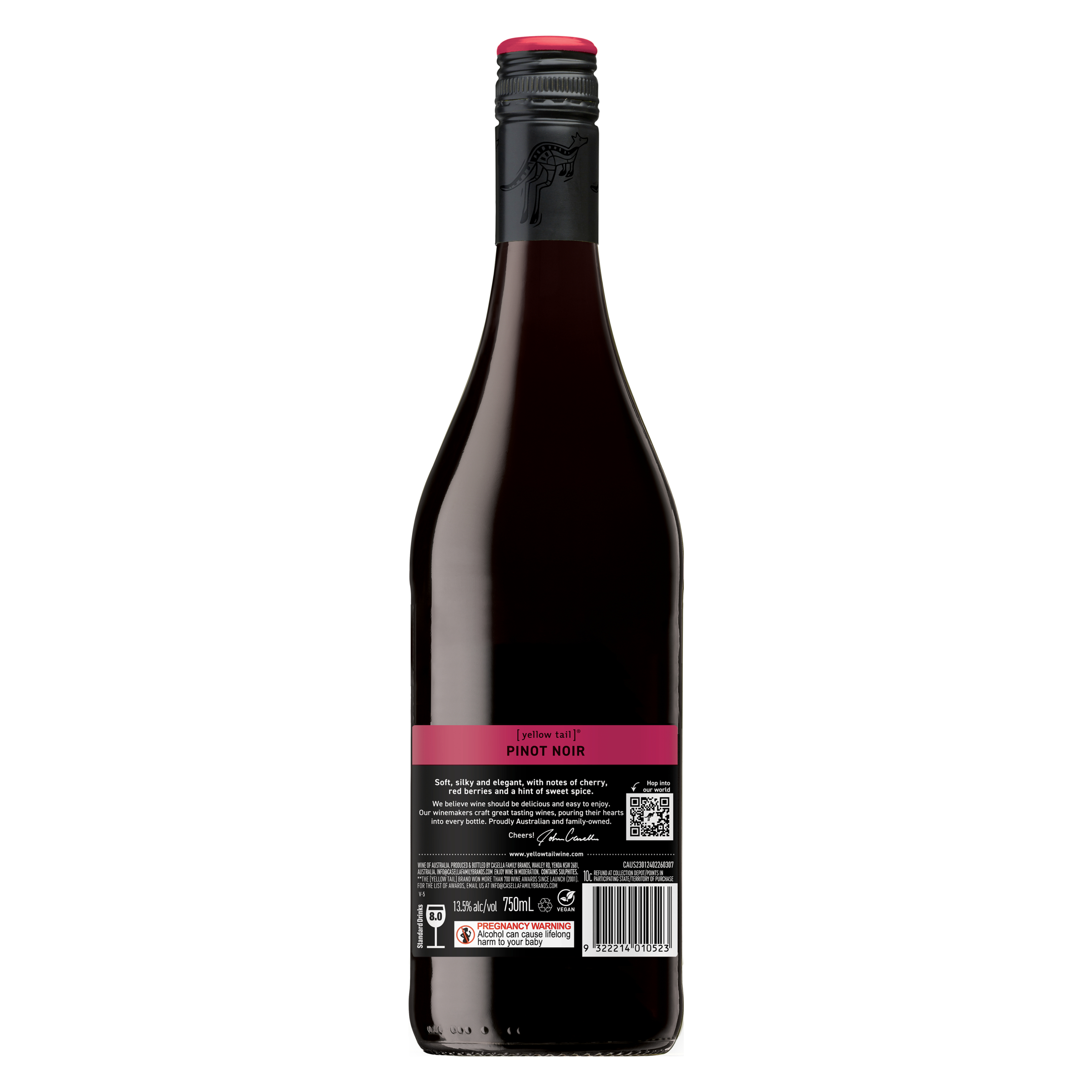 Yellow Tail Pinot Noir 750ml First Choice Liquor Market