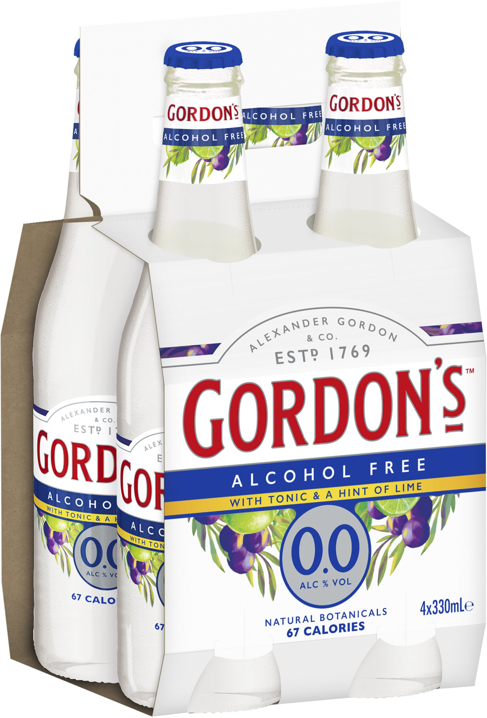 Buy Gordons Zero Alcohol & Tonic 330mL Online