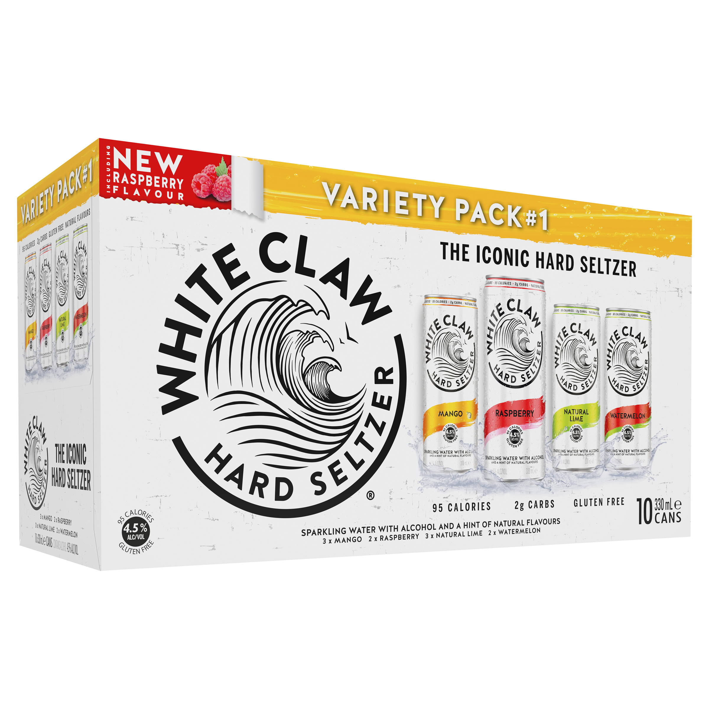 Buy White Claw Variety Can 330ml Online