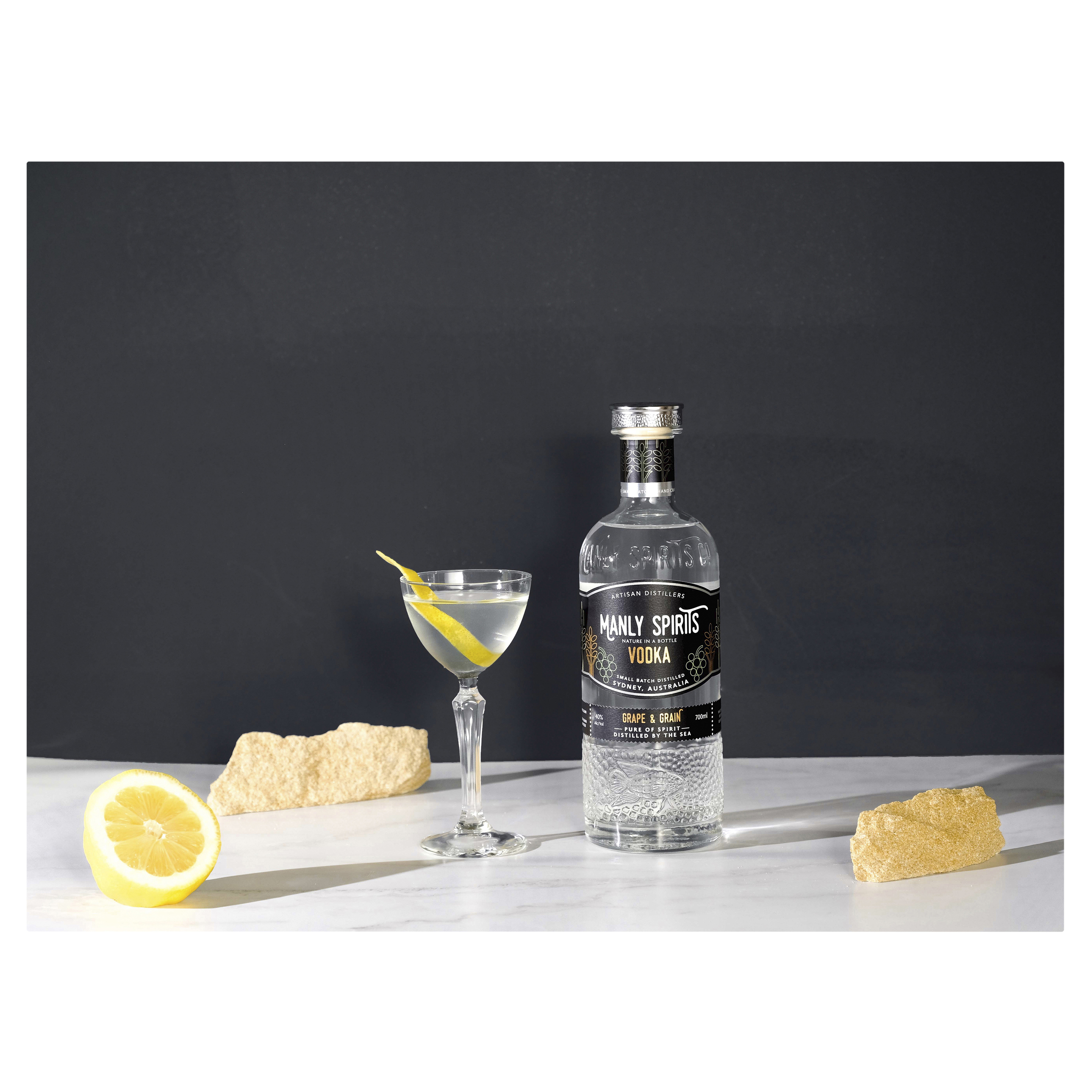 Buy Manly Grape and Grain Vodka 700ml Online VC