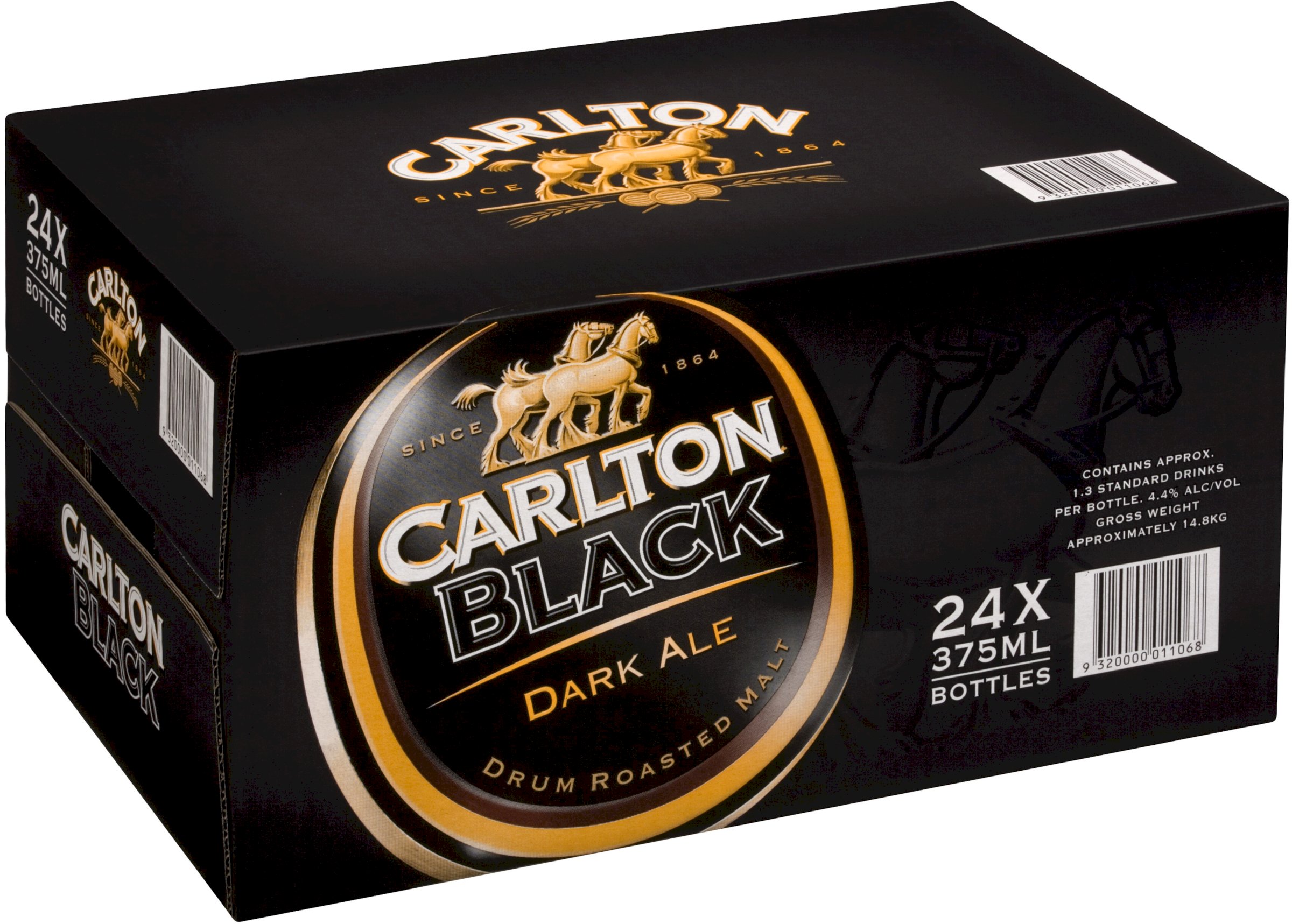 Carlton Black Dark Ale Bottle 375mL