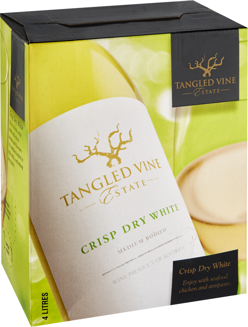 Tangled Vine Crisp Dry White Cask 4L First Choice Liquor Market