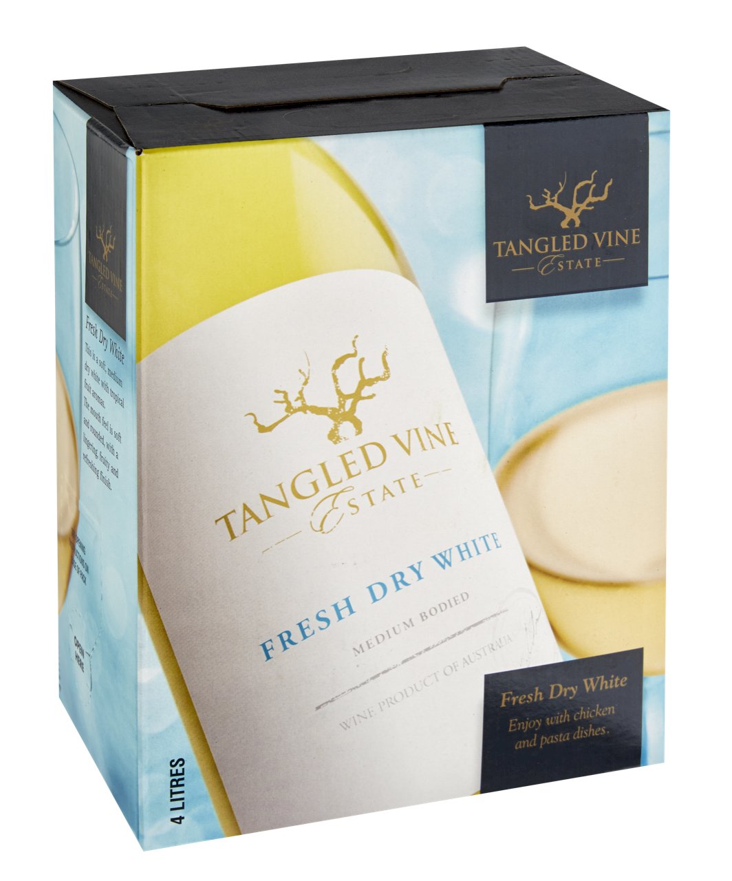 Tangled Vine Fresh Dry White Cask 4Lt First Choice Liquor Market