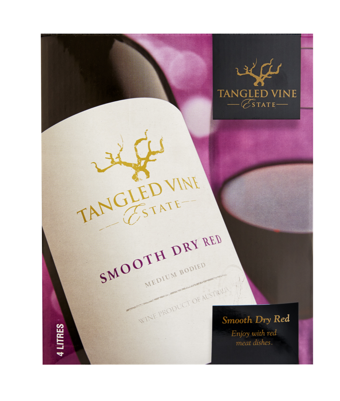 Tangled Vine Smooth Dry Red Cask 4L Liquorland
