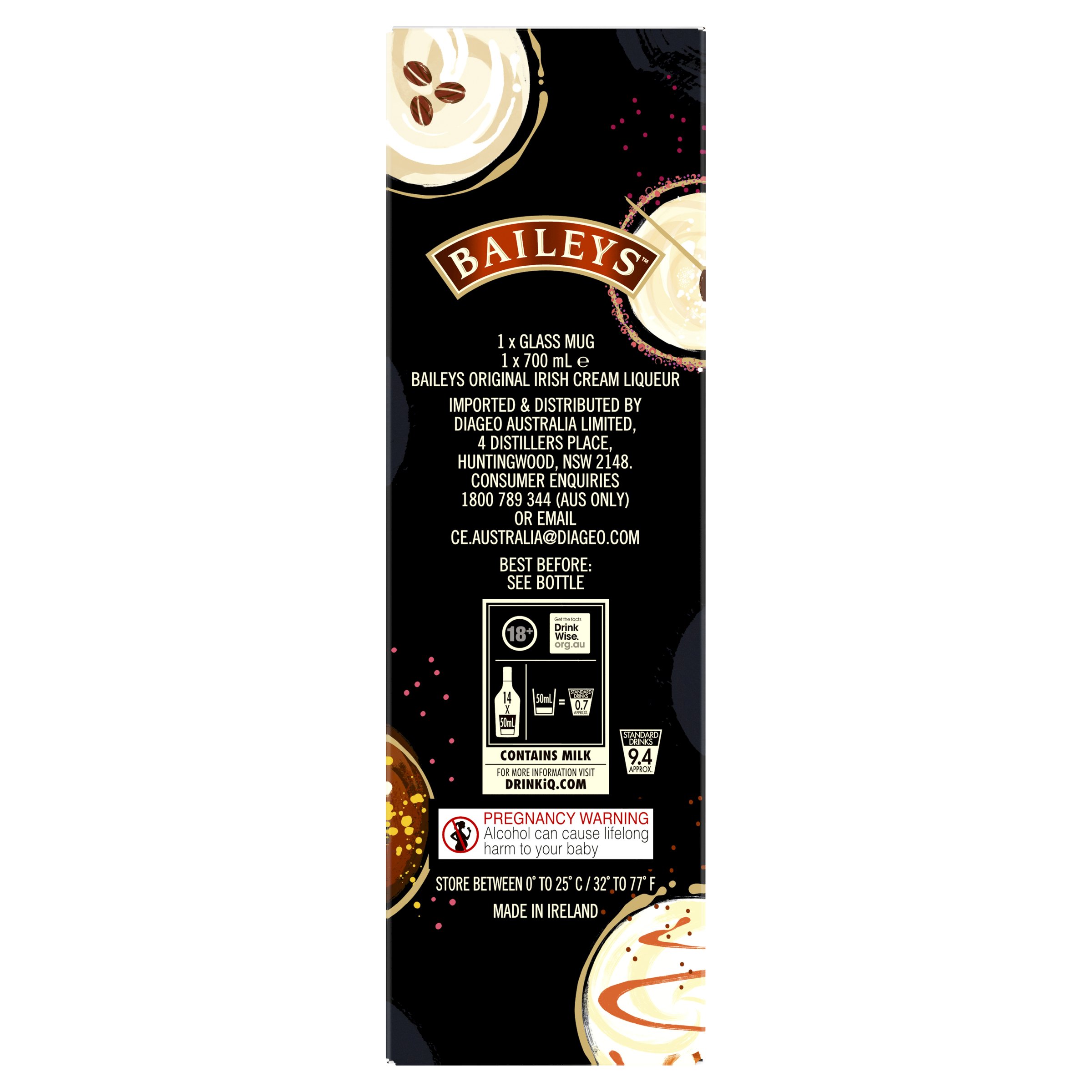 Baileys Original 700mL Giftpack Liquorland