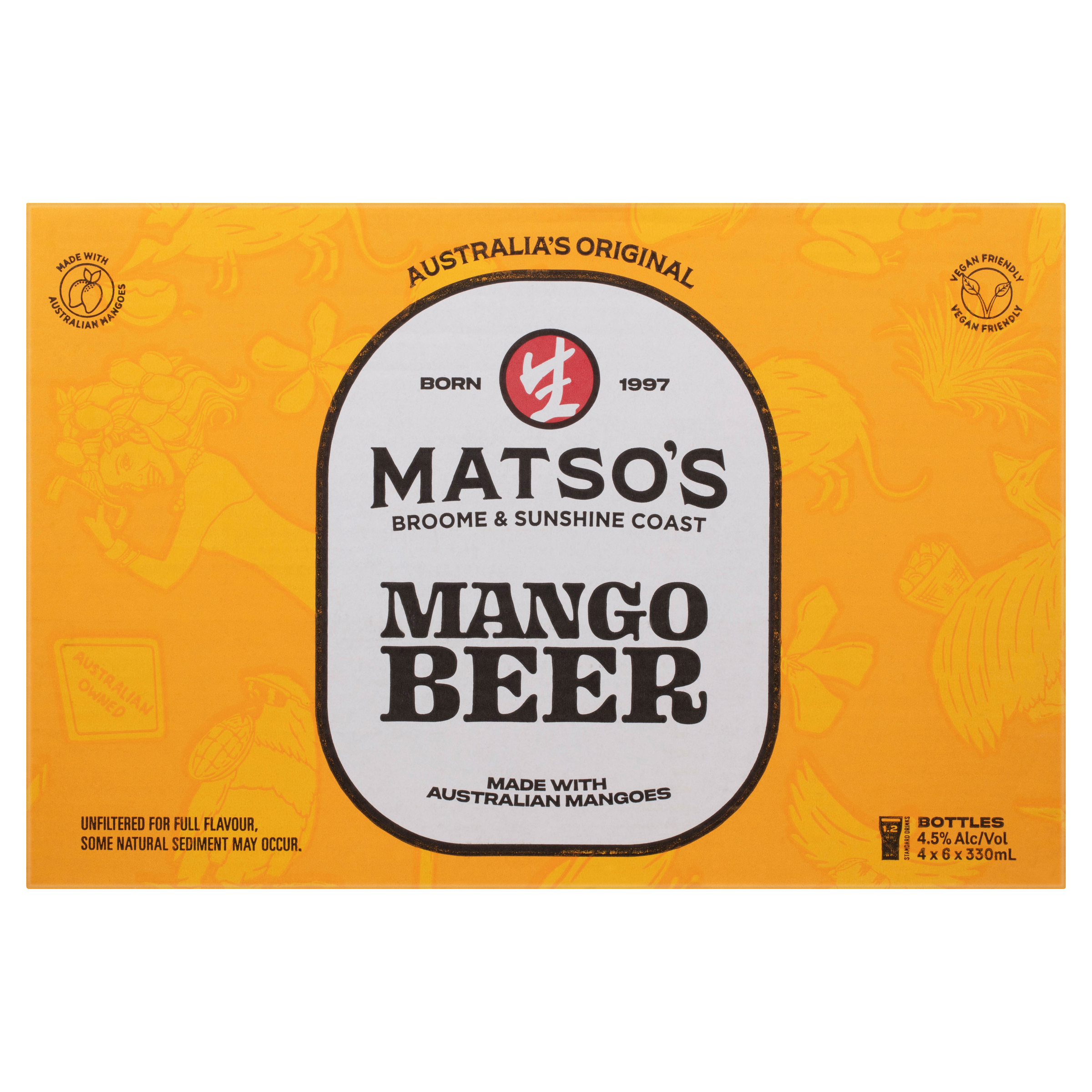 Matso's Mango Beer Bottle 330mL First Choice Liquor Market