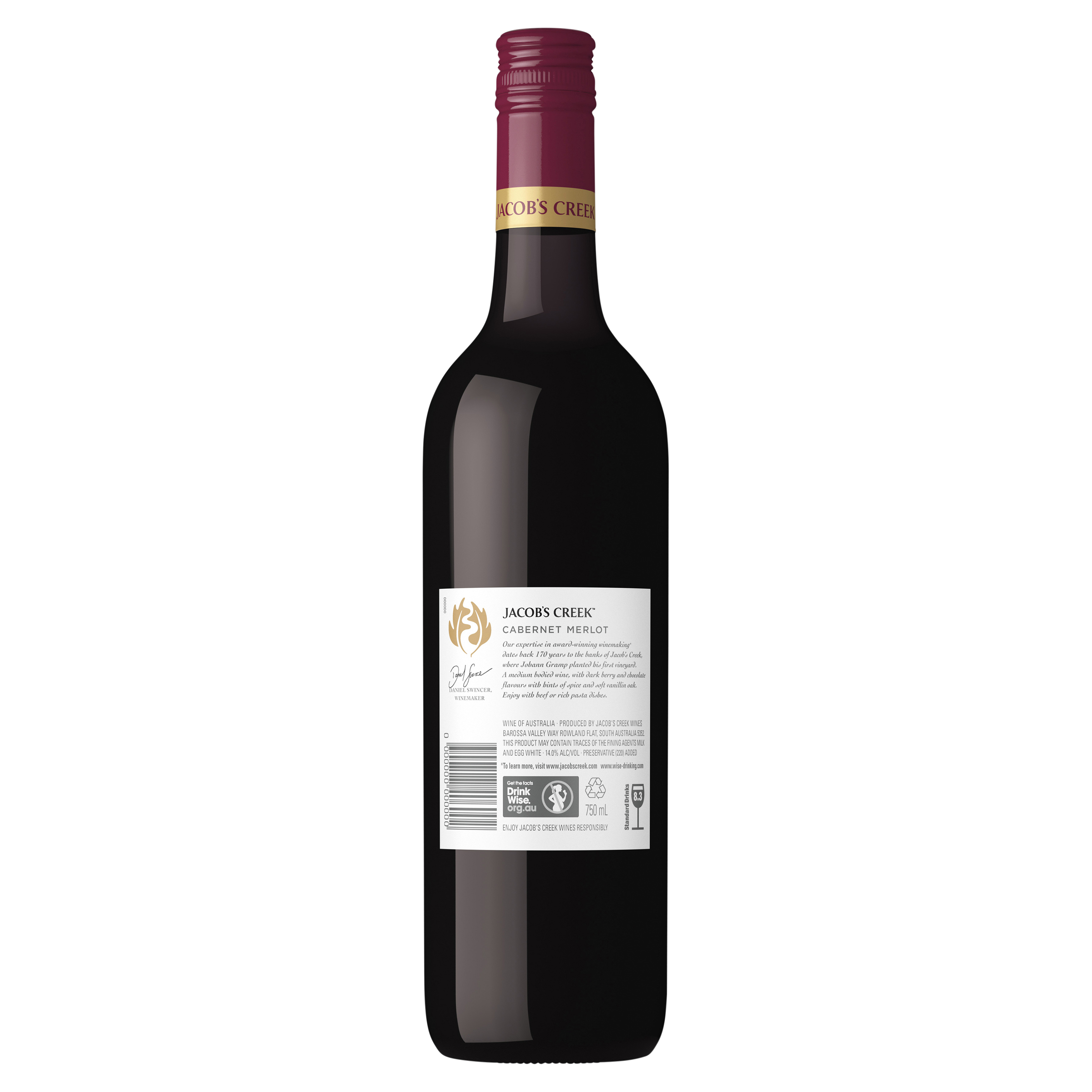 Buy Jacob's Creek Merlot 750mL Online