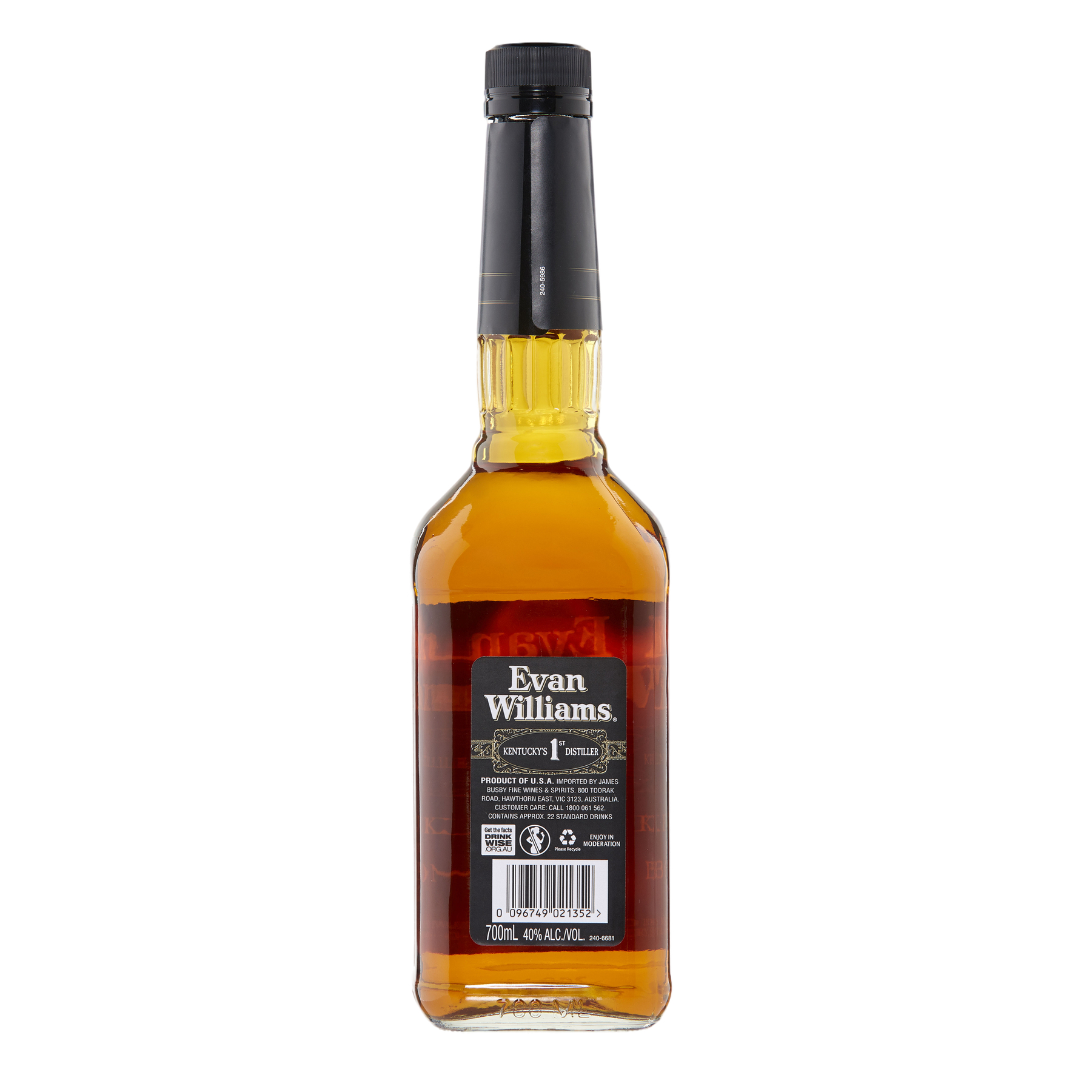 Evan Williams Kentucky Bourbon Whiskey 700mL Liquorland