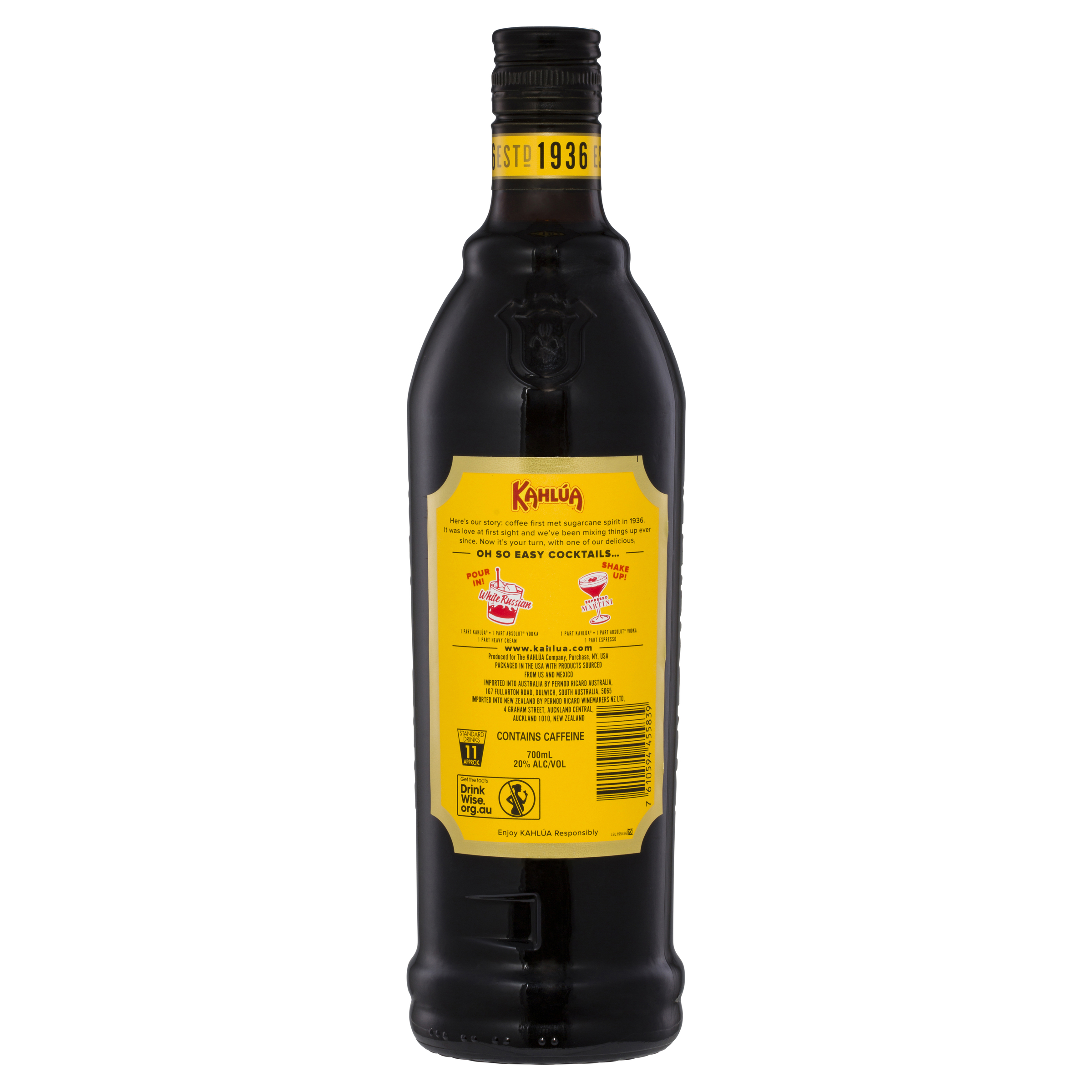 Buy Kahlua Coffee Liqueur 700mL Online VC