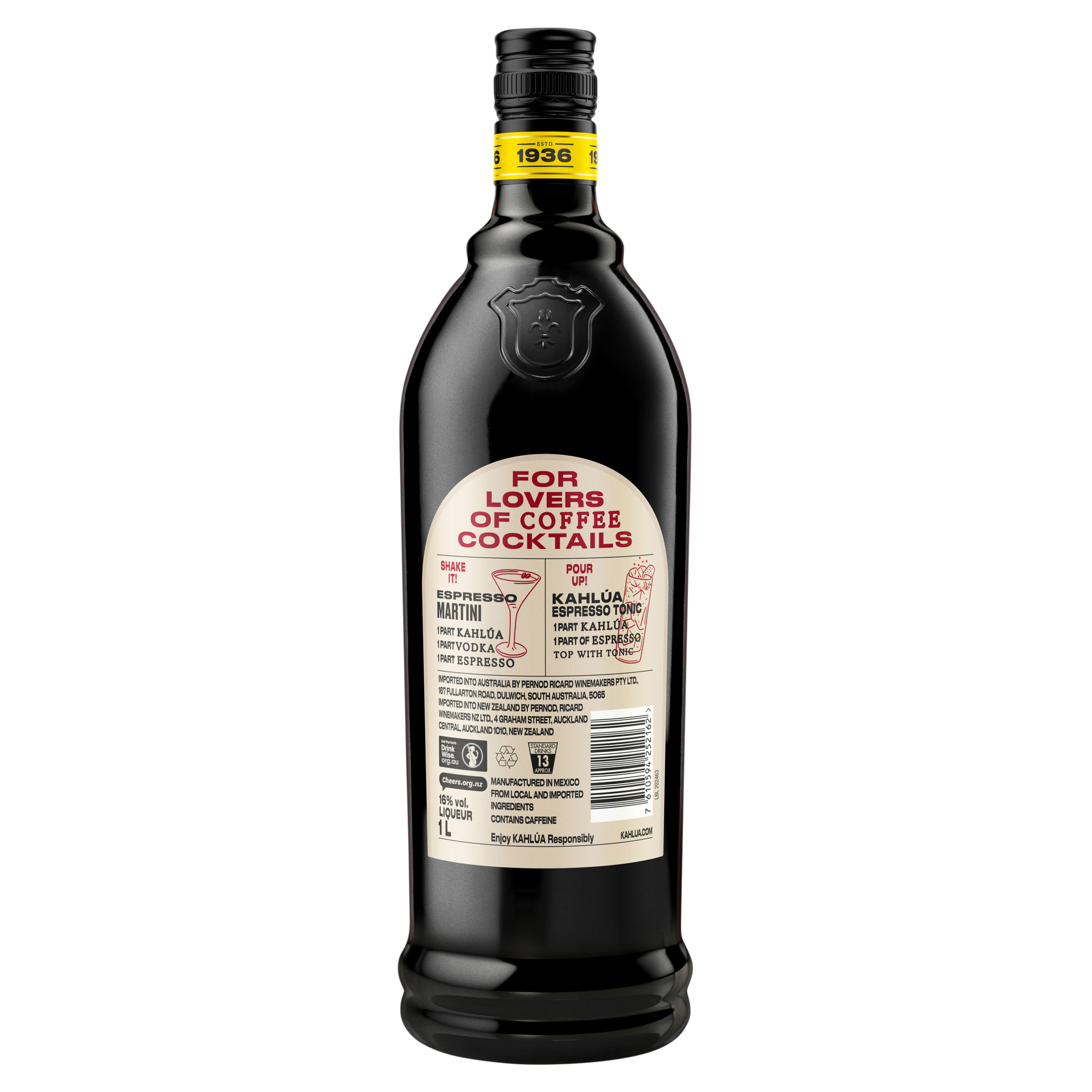 Kahlua Liqueur 1 Litre First Choice Liquor Market