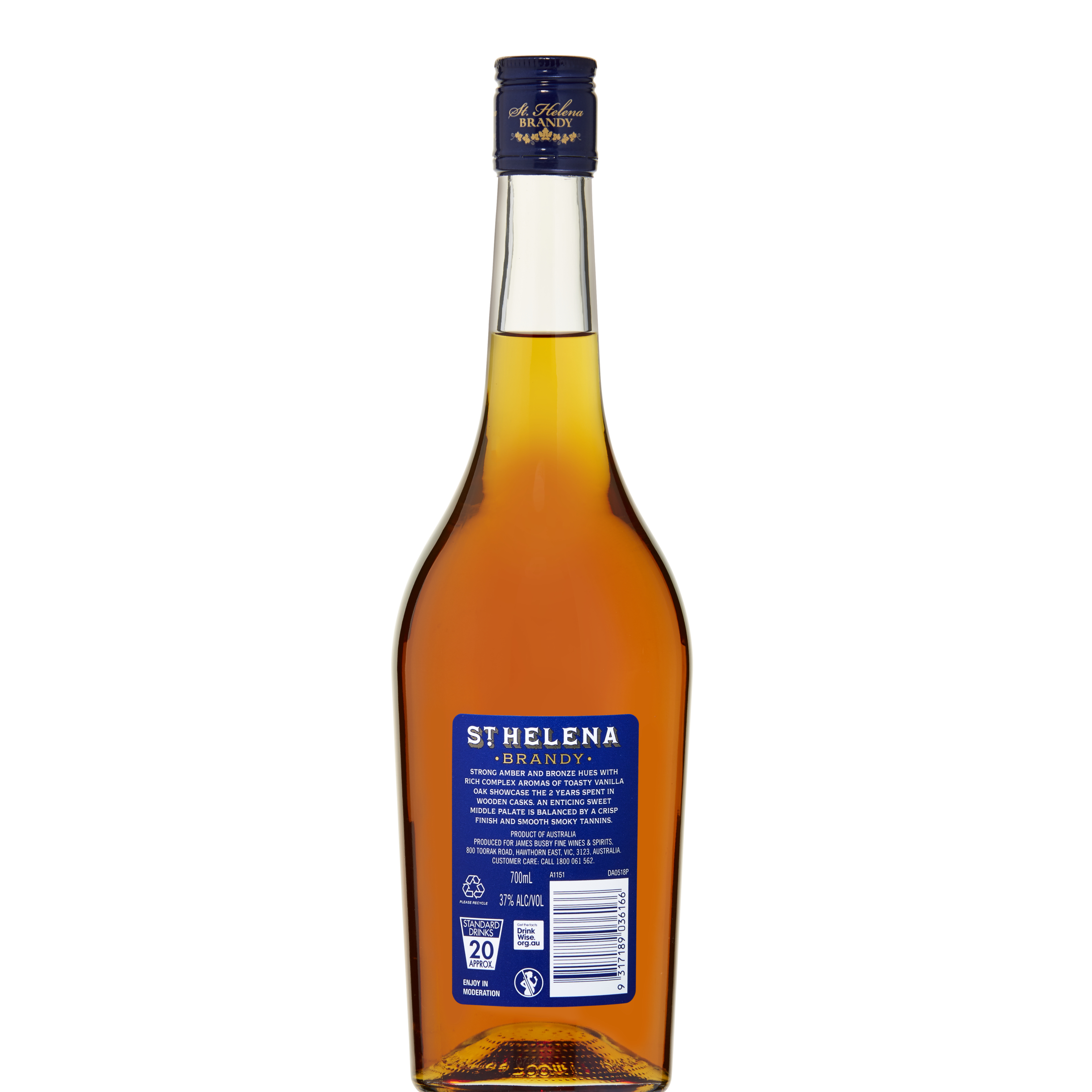 Buy St Helena Brandy 700mL Online