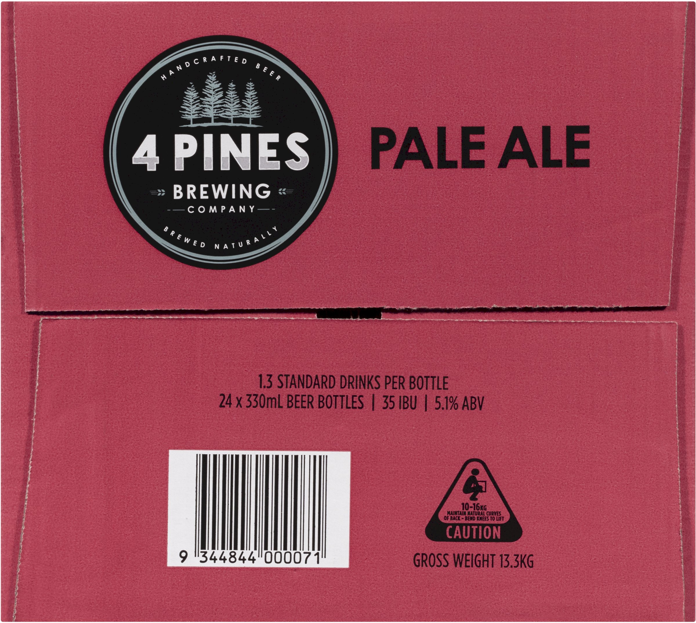 Buy 4 Pines Brewing Pale Ale Bottle 330mL Online