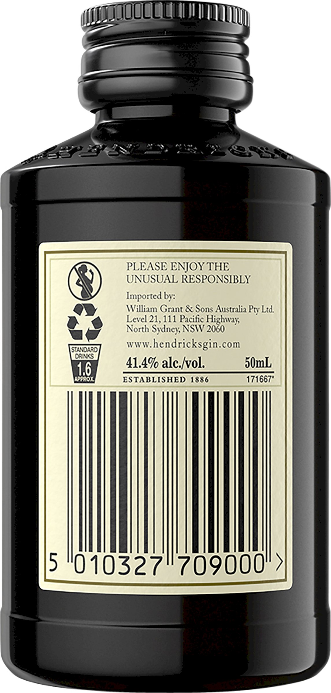 Hendricks Gin Mini 50mL Vintage Cellars