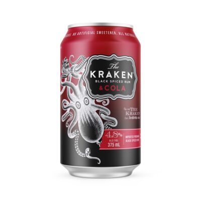 The Kraken Rum Cola Cans 375mL Pack 4 | undefined