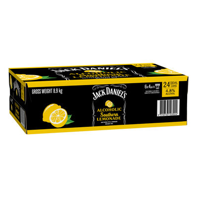 Jack Daniels Southern Lemonade Can 330mL Carton 24 | Liquorland